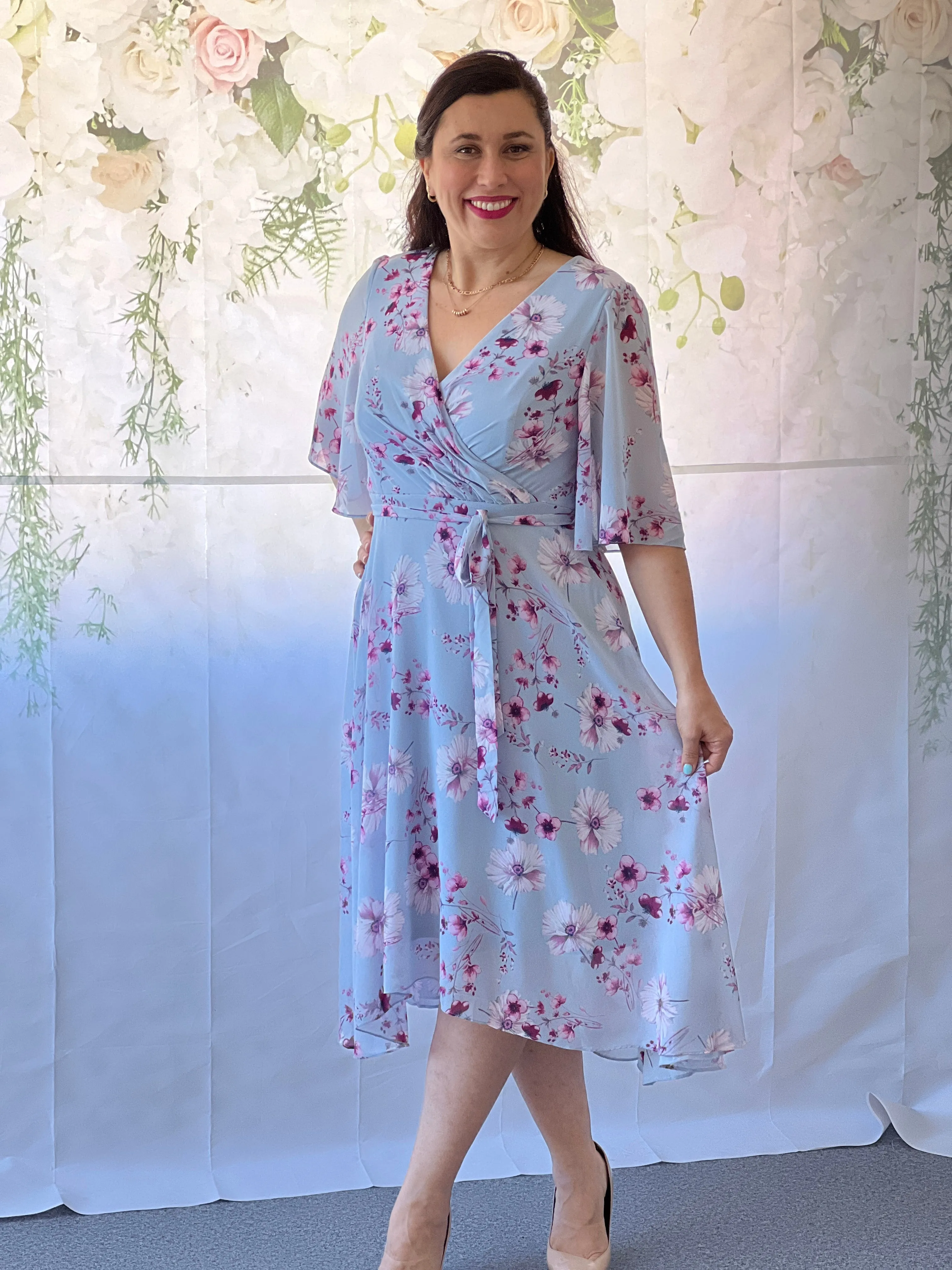Simone Sky Evening Dress
