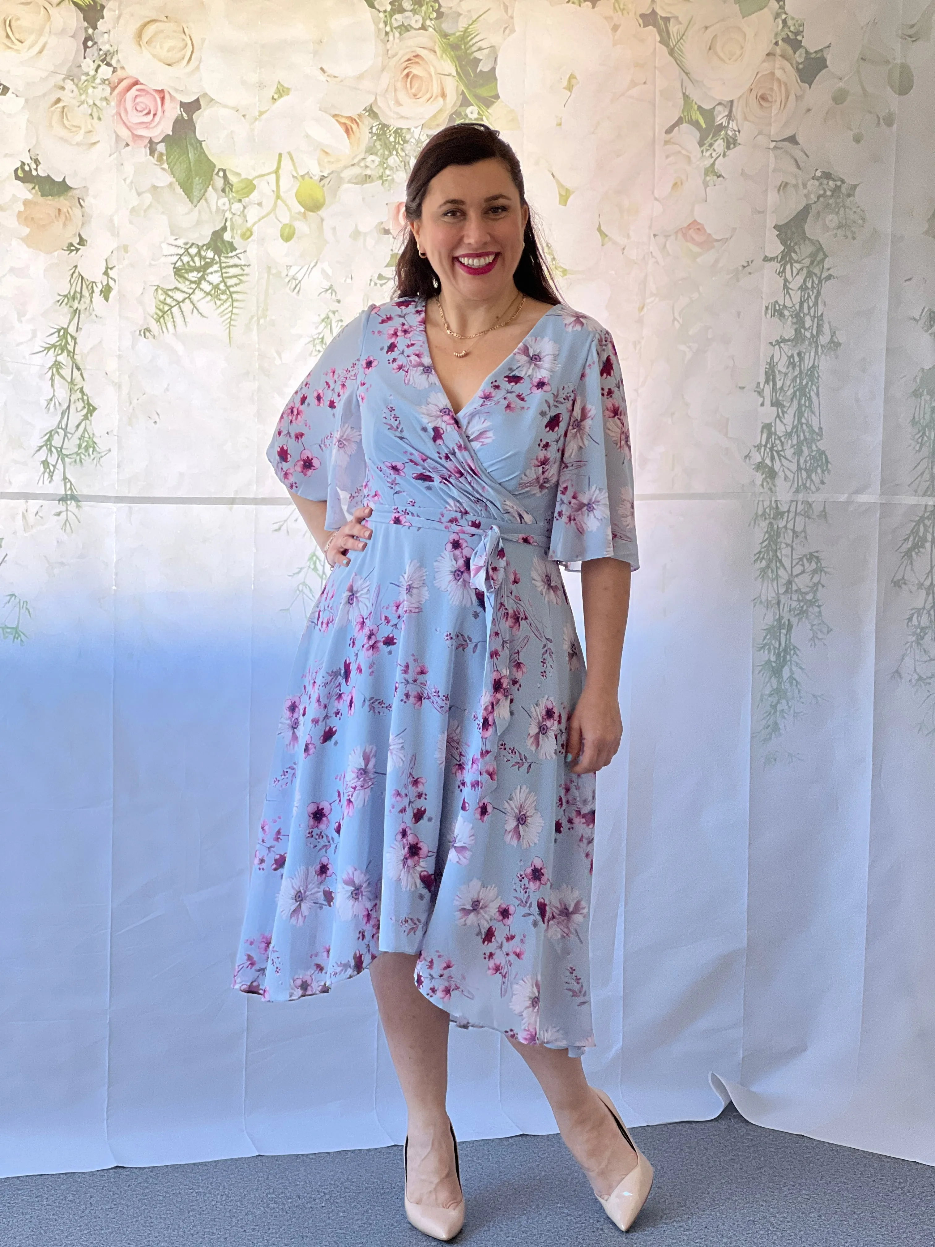 Simone Sky Evening Dress