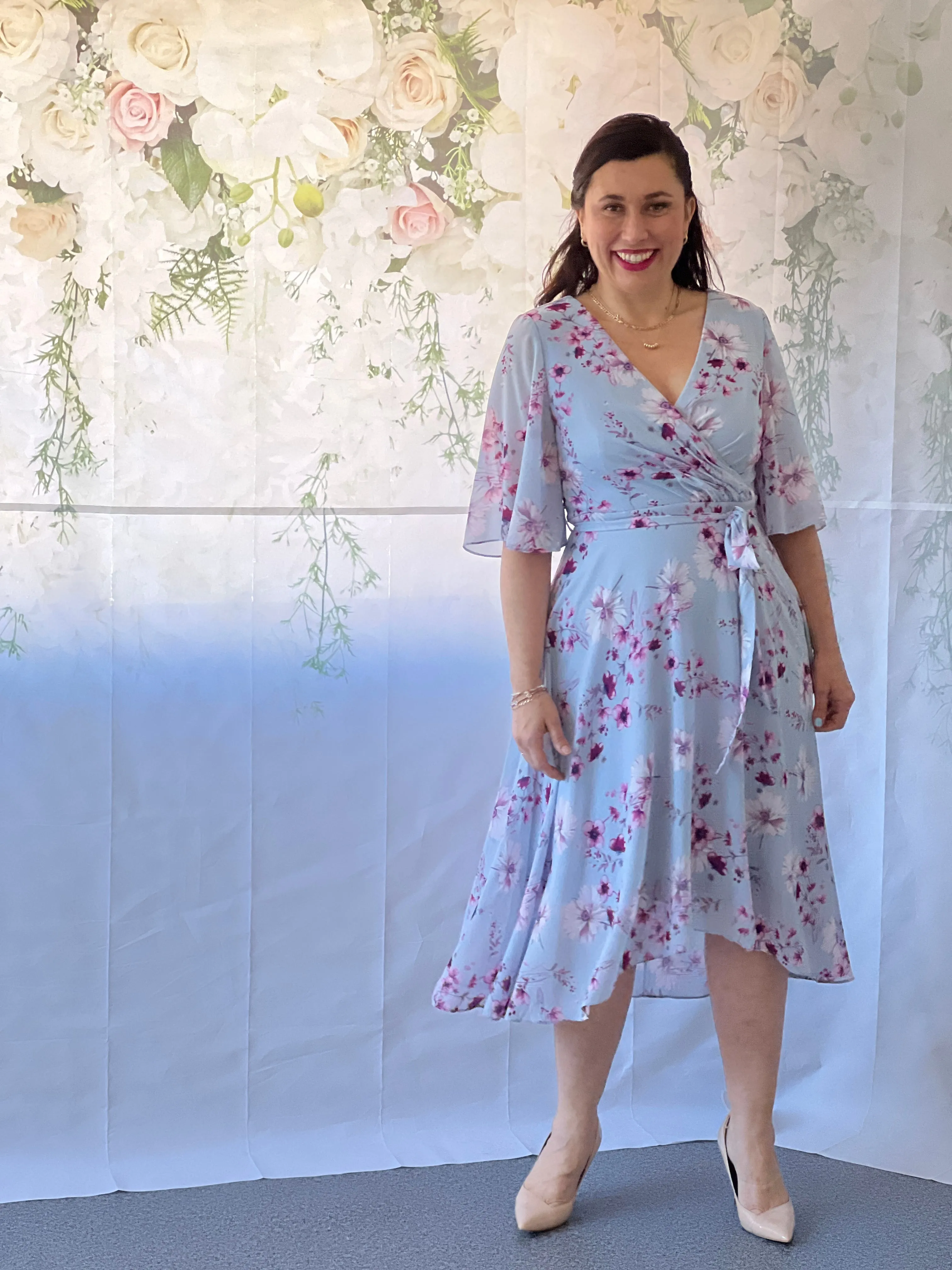 Simone Sky Evening Dress