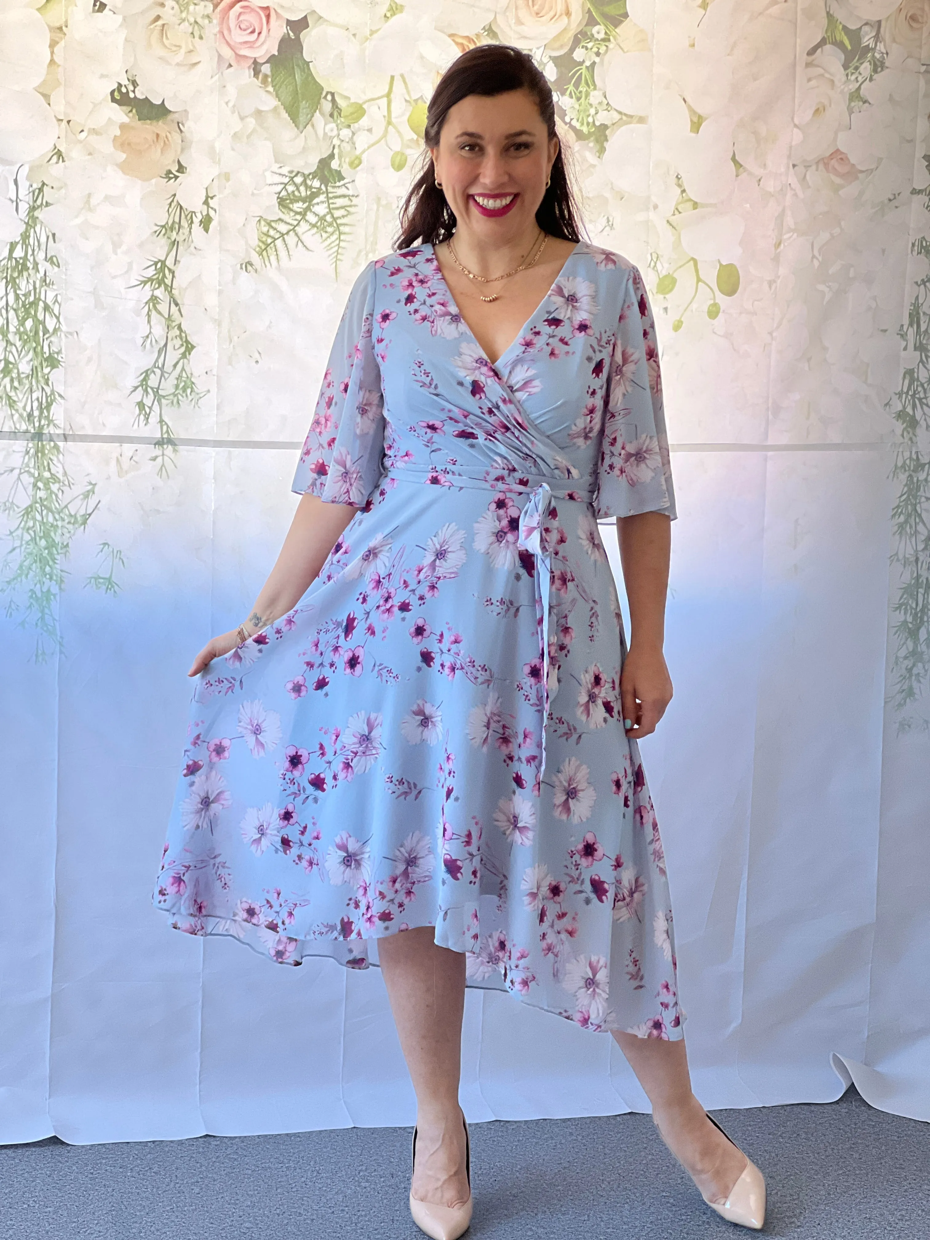 Simone Sky Evening Dress