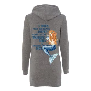 Siren's Brew Coffee Hoodie Dress