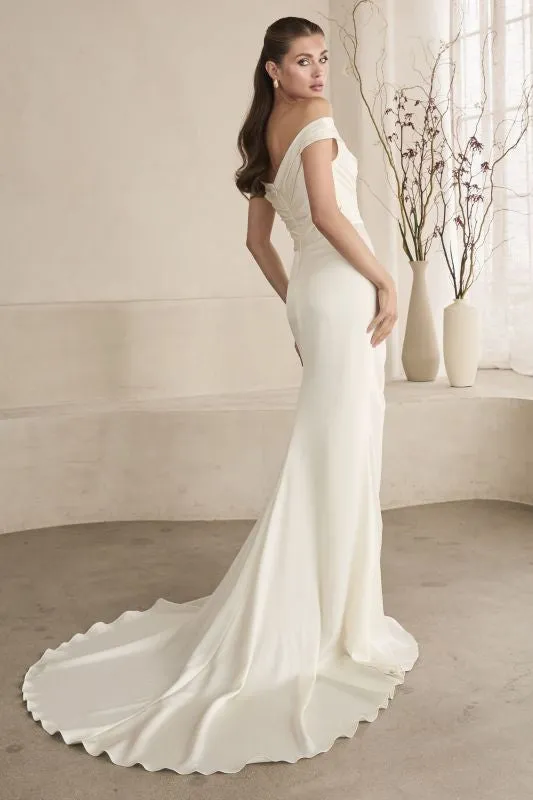 Size 10 Casablanca LE152 Priya Ivory Gown