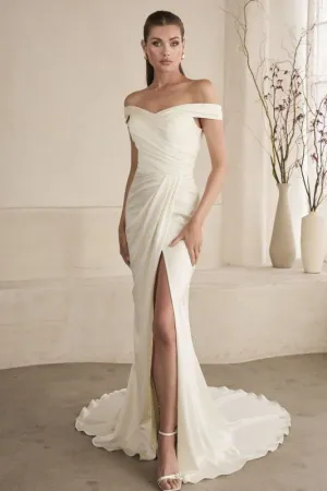 Size 10 Casablanca LE152 Priya Ivory Gown