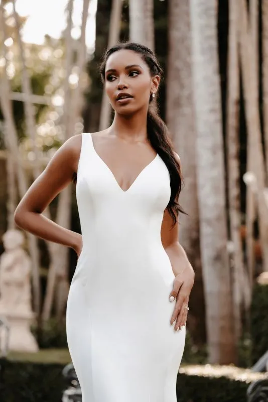 Size 12 Allure 9853 Ivory Gown