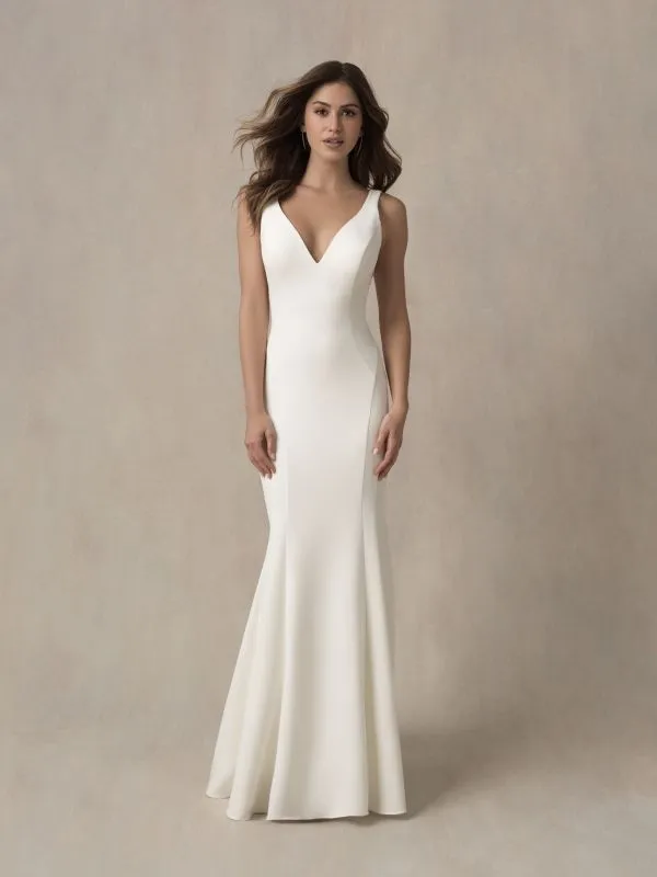 Size 12 Allure 9853 Ivory Gown