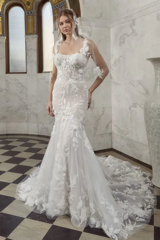 Size 18 Casablanca 2588 Minerva Nude/Ivory/Silver Gown