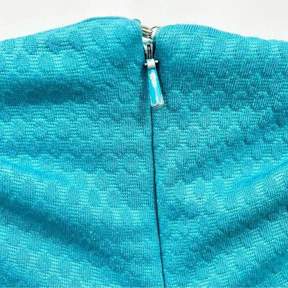 Slate &amp; Willow Asymmetrical Off the Shoulder Dress Womens Size M Teal Jersey