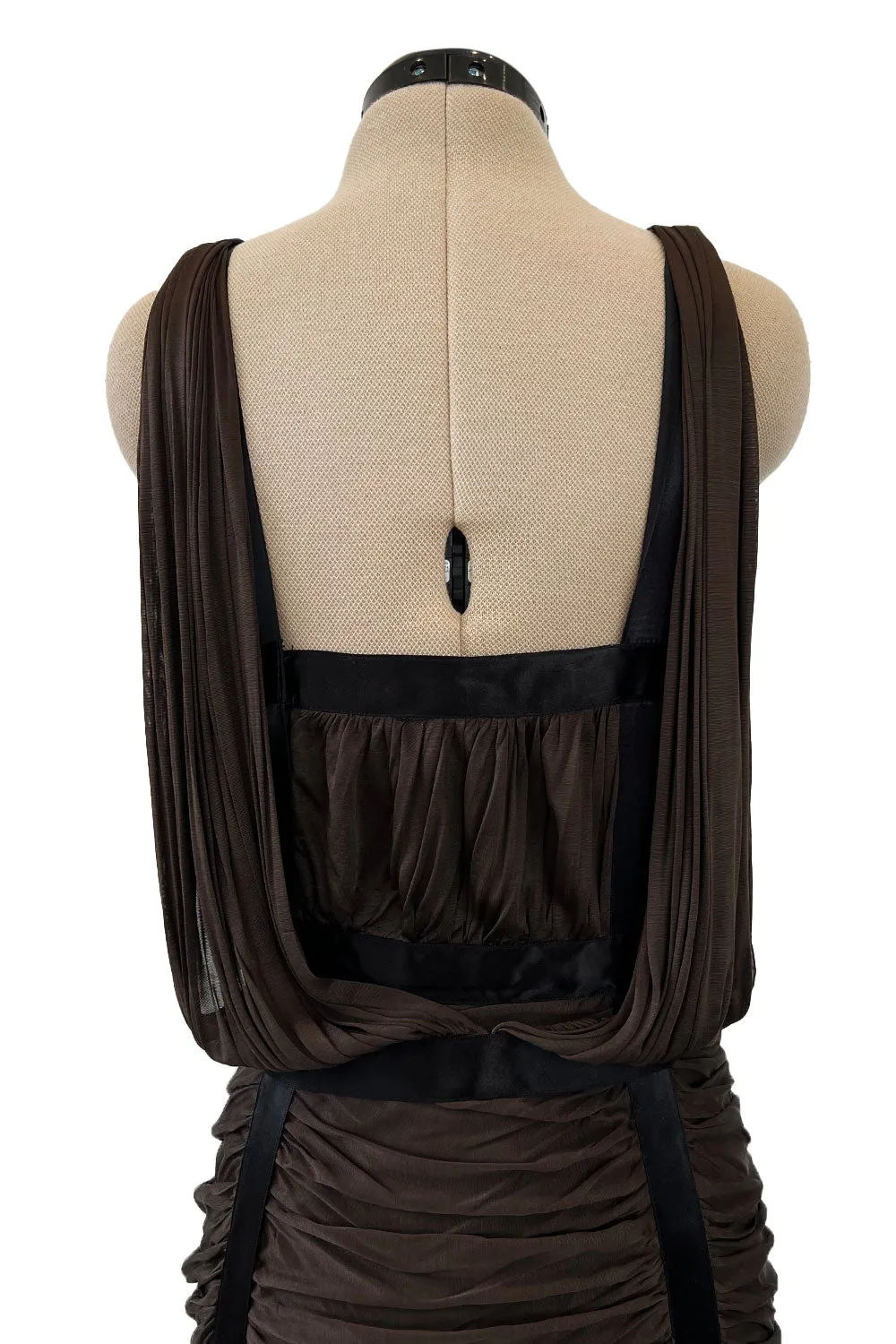 Spring 2003 Yves Saint Laurent by Tom Ford Runway Dress w Soft Gathered Detailing
