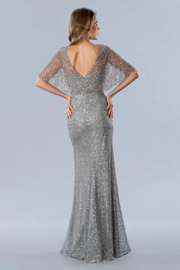 Stella Couture Size 14 23353 Navy Mother of Bride Dress