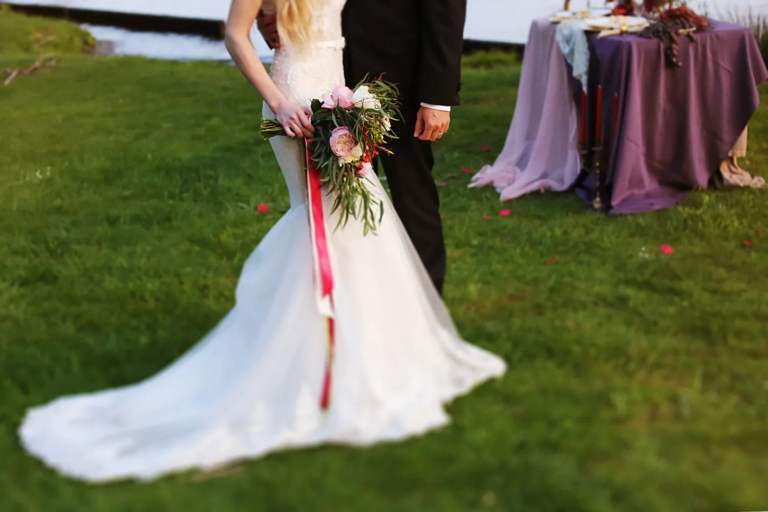 Strapless Trumpet Wedding Dress (# Betty)
