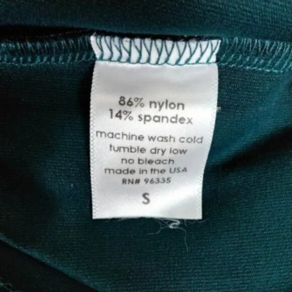 Susana Monaco Sleeveless Faux Wrap Dress In Pine Needle Teal Green Size Small