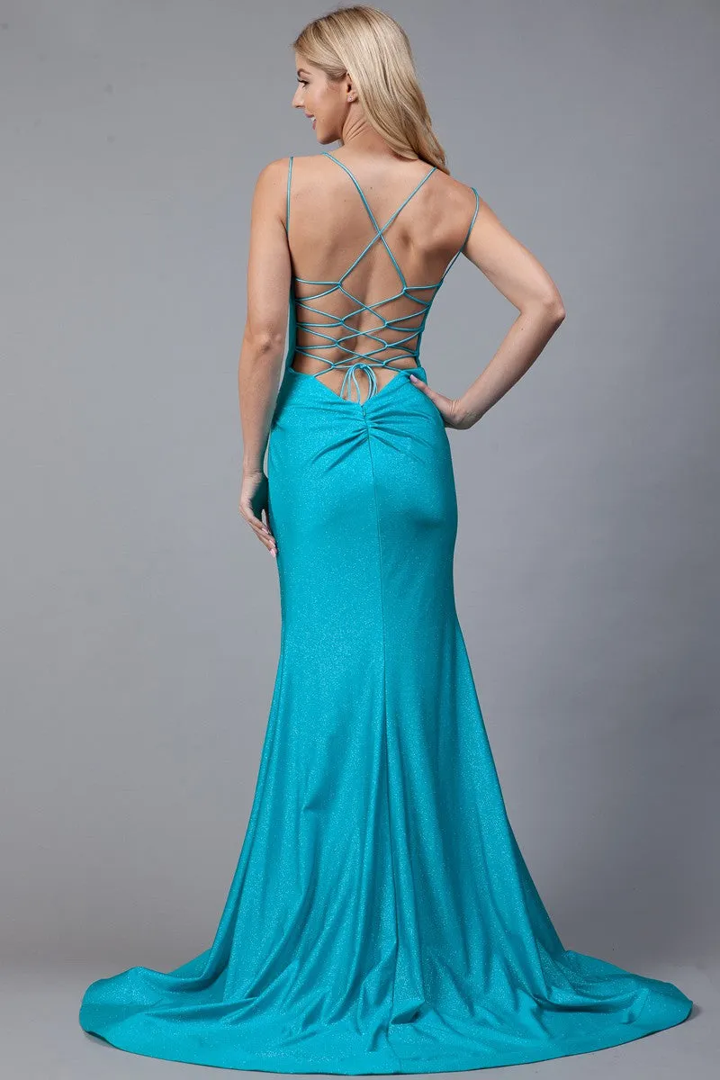Sweetheart Top Hot Fix Trumpet Gown 343-990