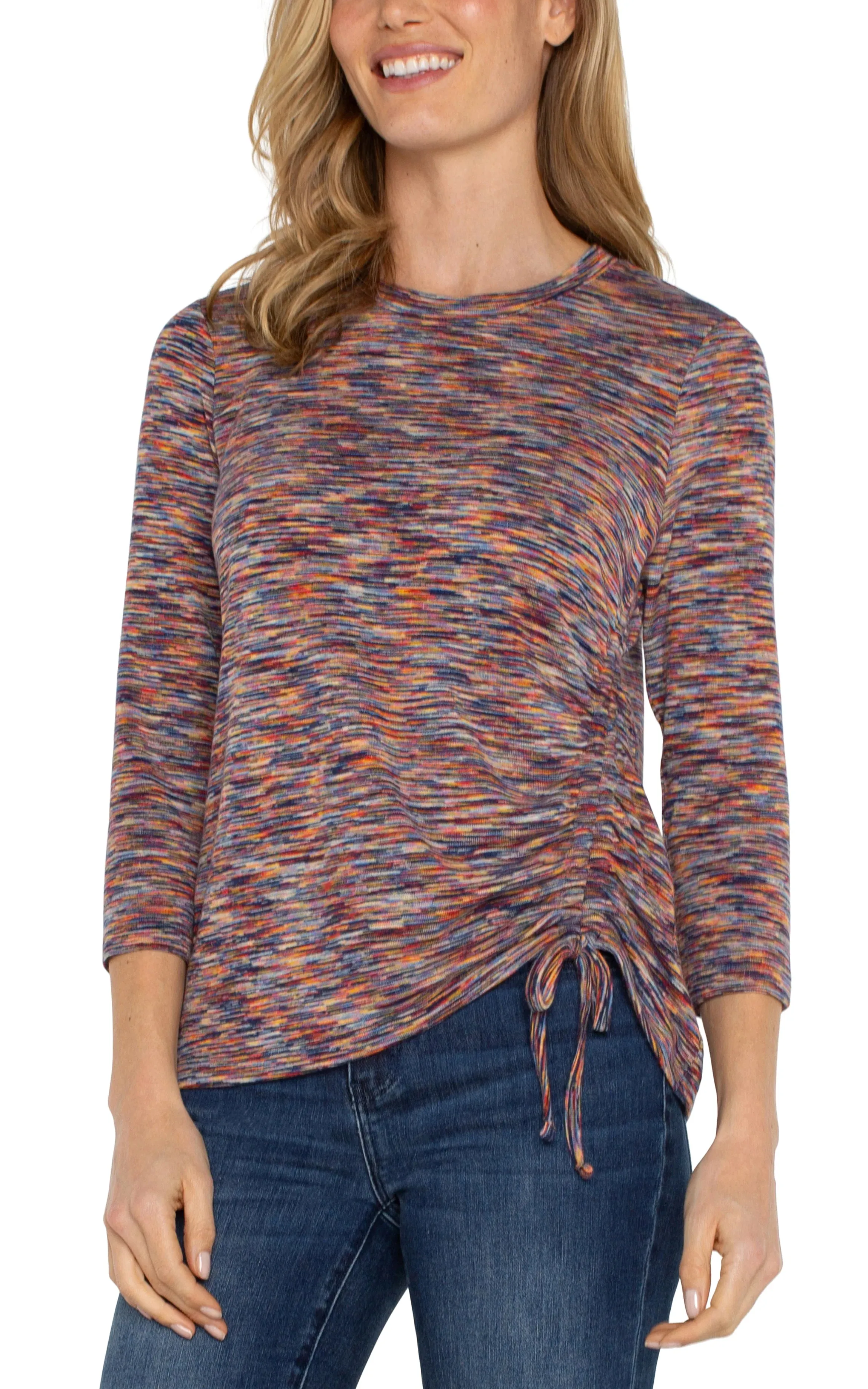 The Jasmine 3/4 Sleeve Tie Detail Top