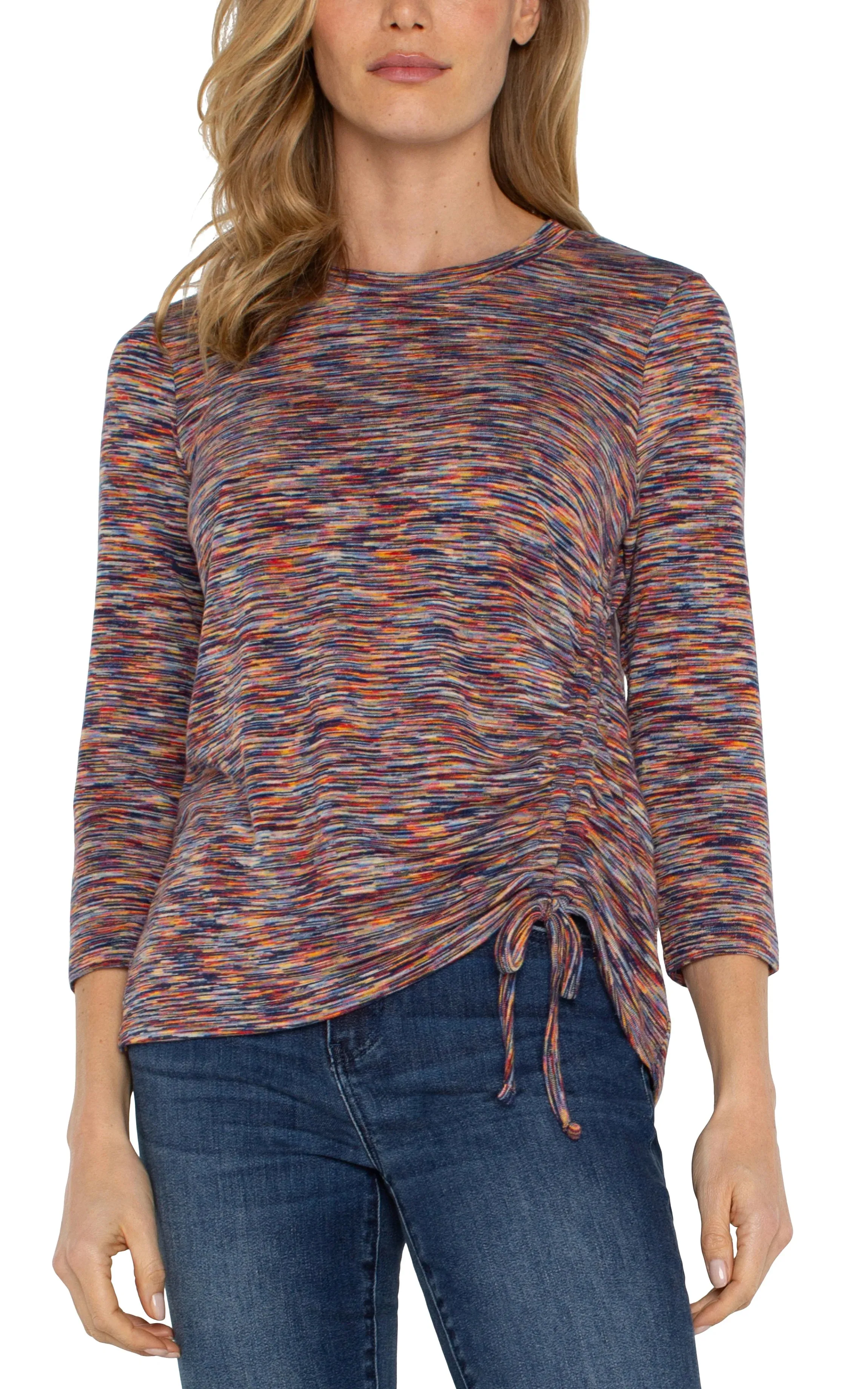 The Jasmine 3/4 Sleeve Tie Detail Top