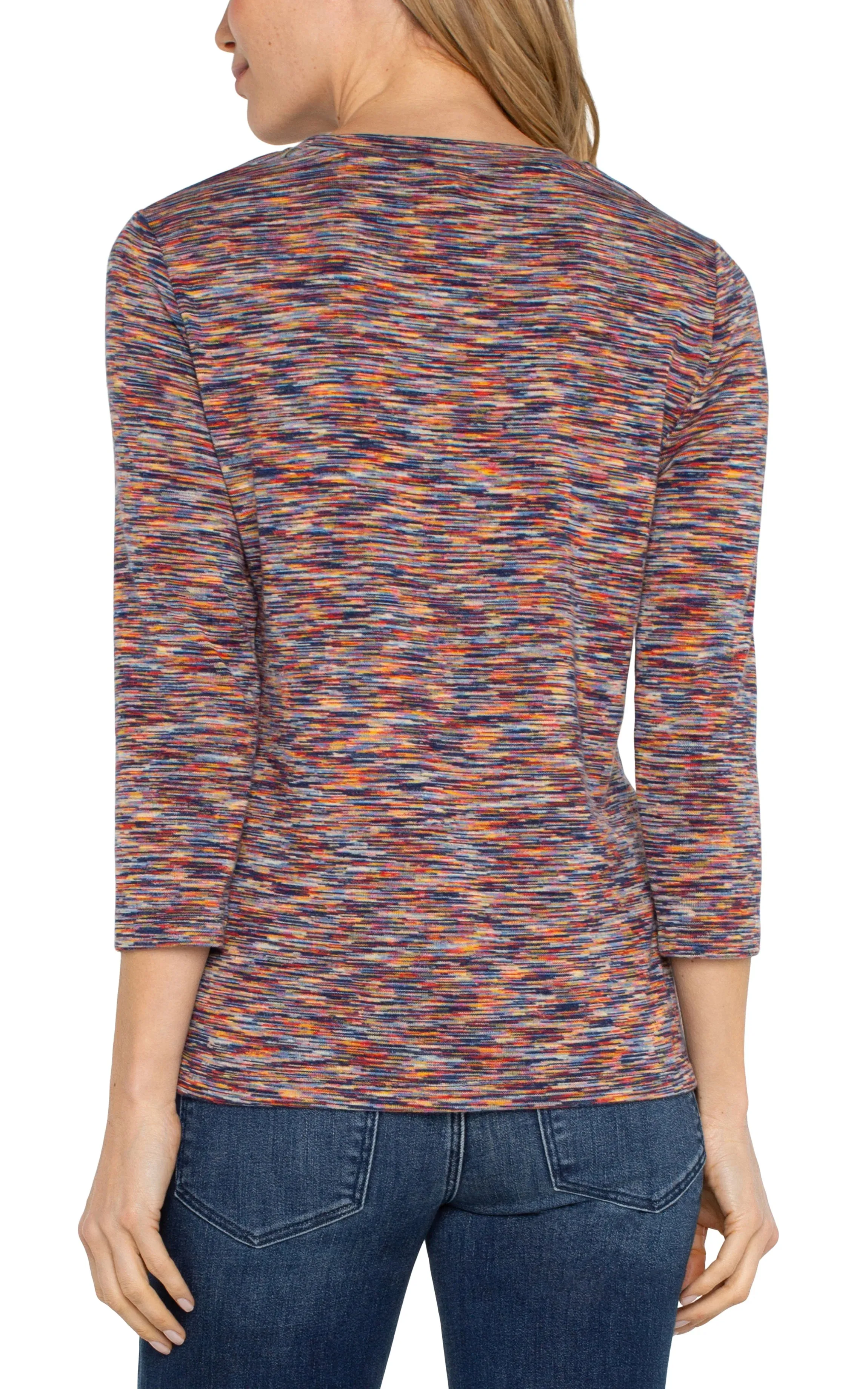 The Jasmine 3/4 Sleeve Tie Detail Top