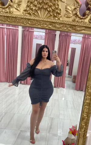 Tima Dress - Gray