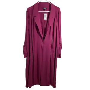 Torrid Long Sleeve Chiffon Trench Dress