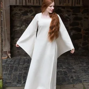 Trumpet sleeve Under dress Klara Natural