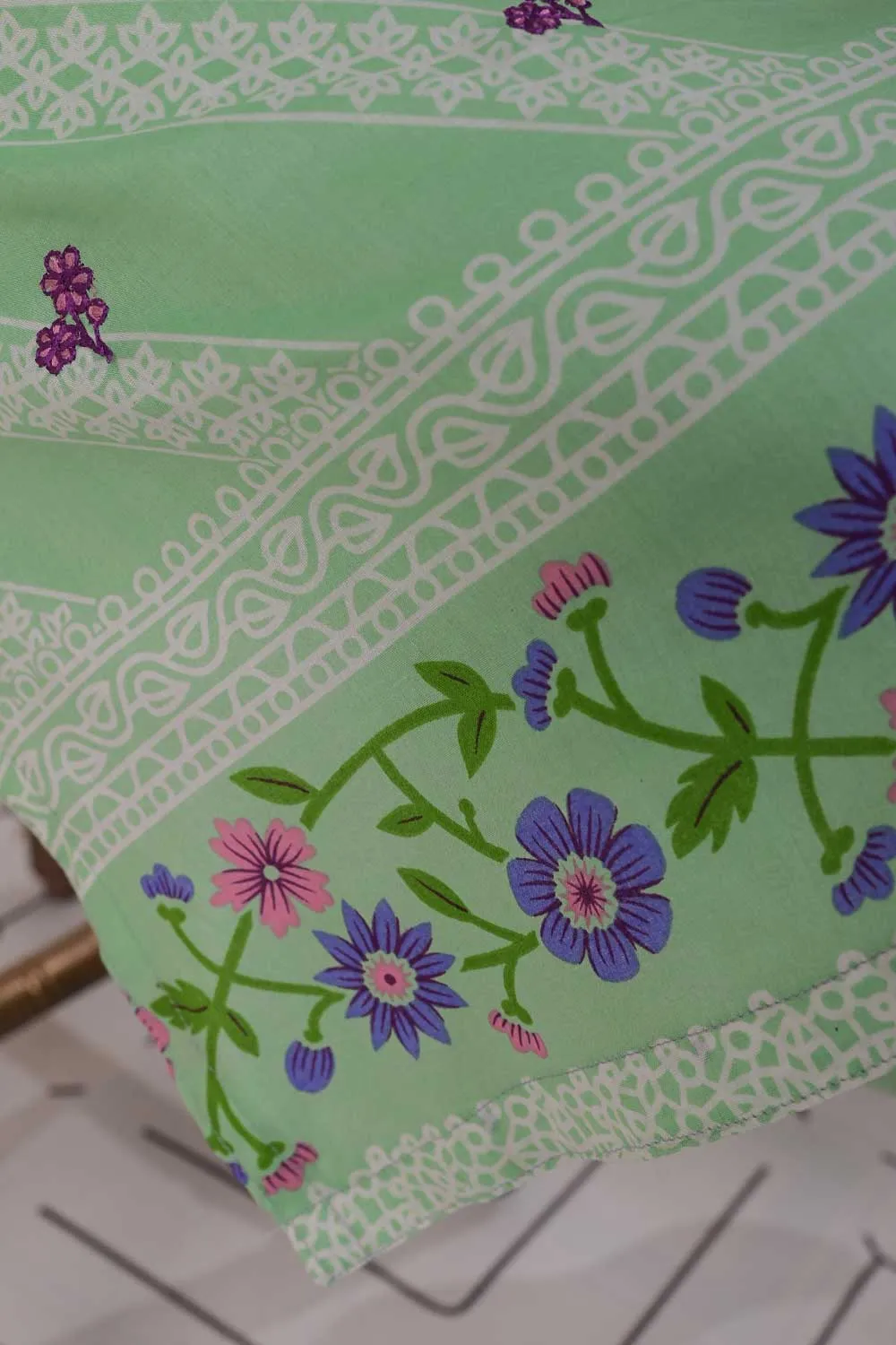 TSL-02 | Un-Stitched Embroidered Lawn Dress