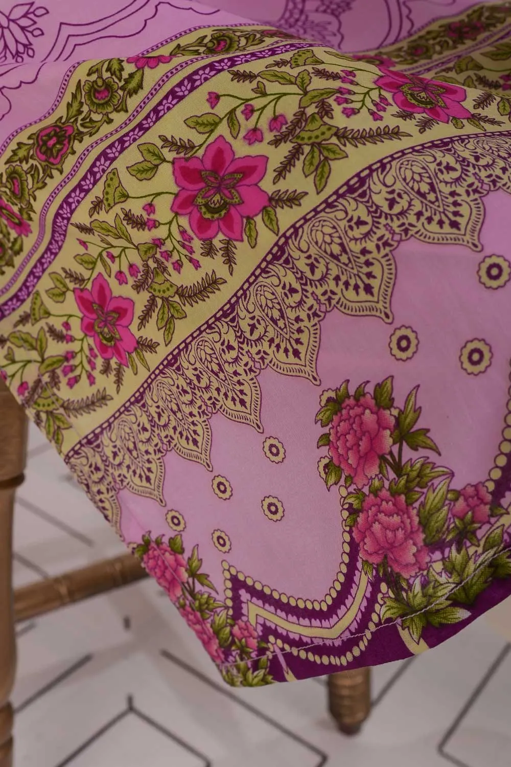 TSL-04 | Un-Stitched Embroidered Lawn Dress