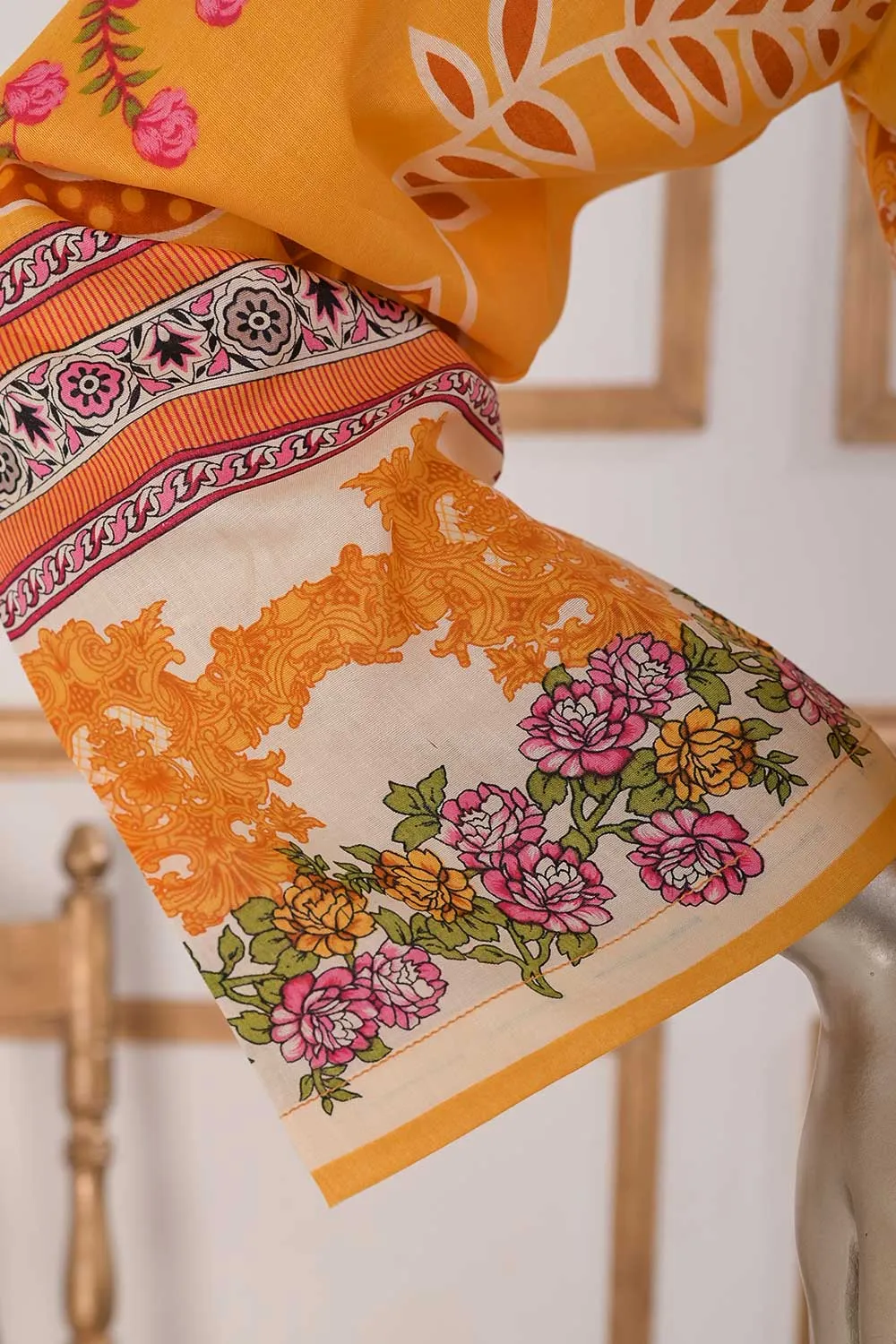 TSL-05 | Un-Stitched Embroidered Lawn Dress