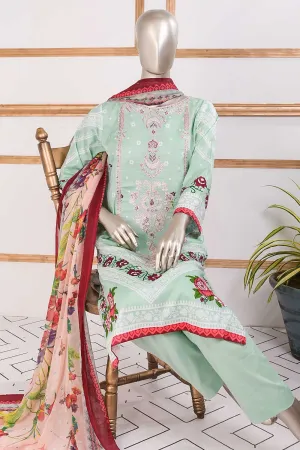 TSL-06 | Un-Stitched Embroidered Lawn Dress