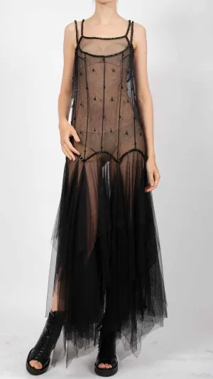 Tulle Dress with Stones