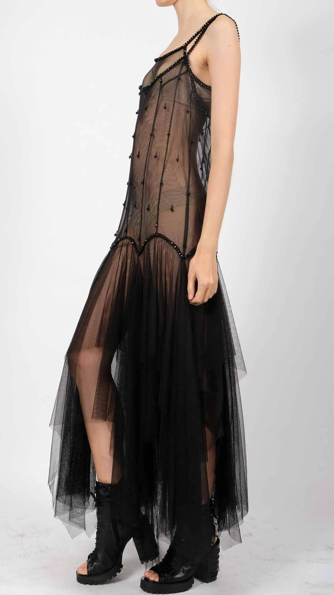 Tulle Dress with Stones