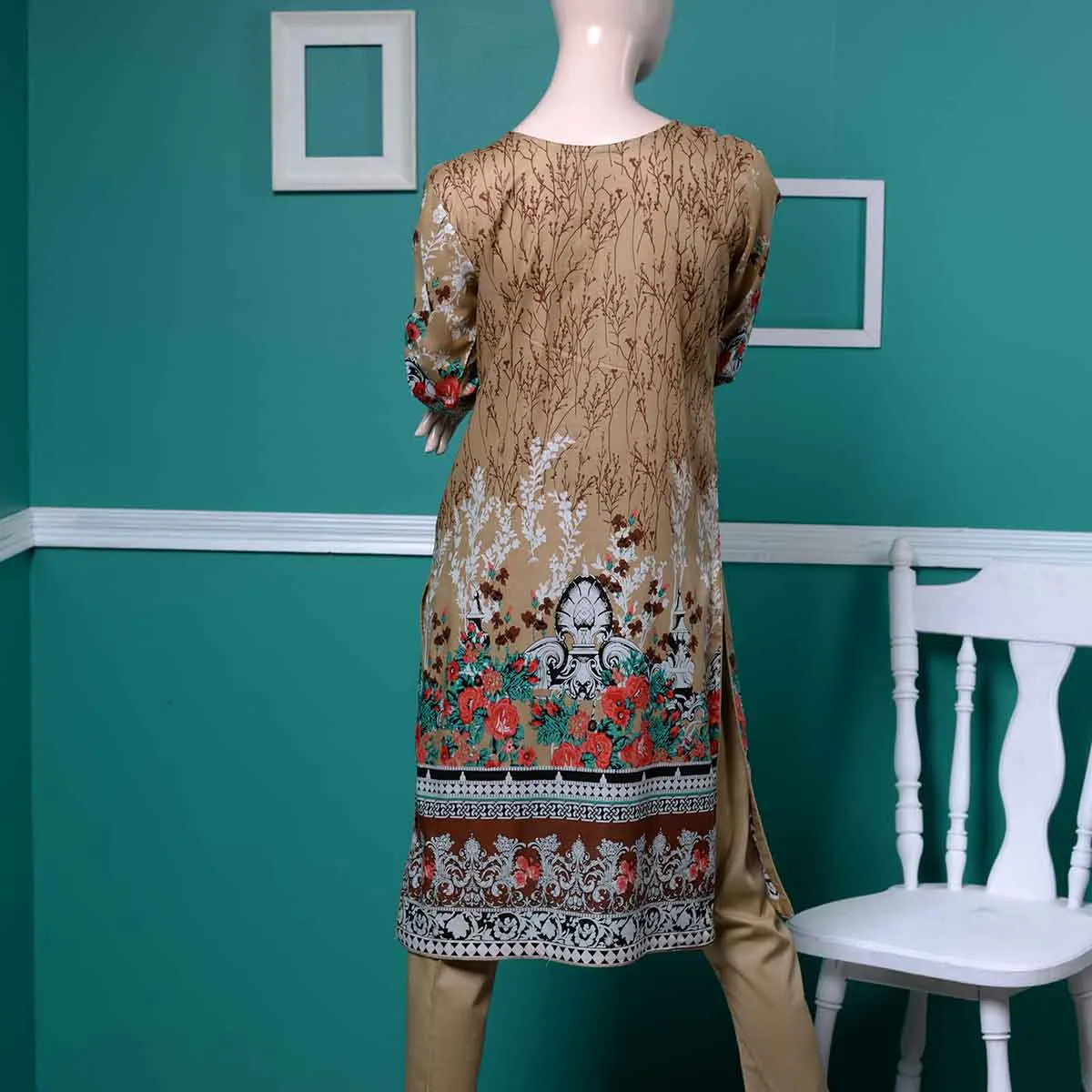 Un-stitched Embroidered Lawn (AY-5A) Magnetism