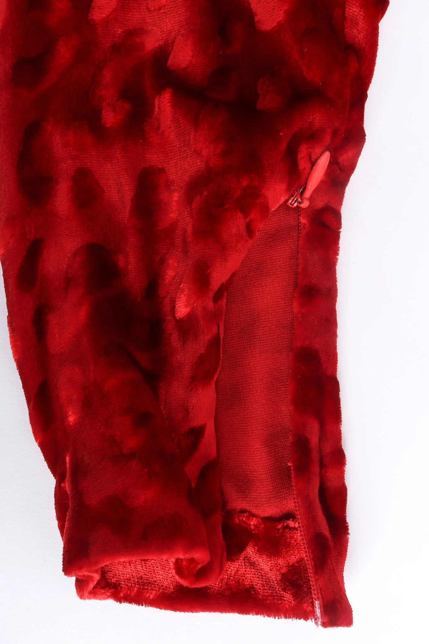 Velvet Animal Print Gown