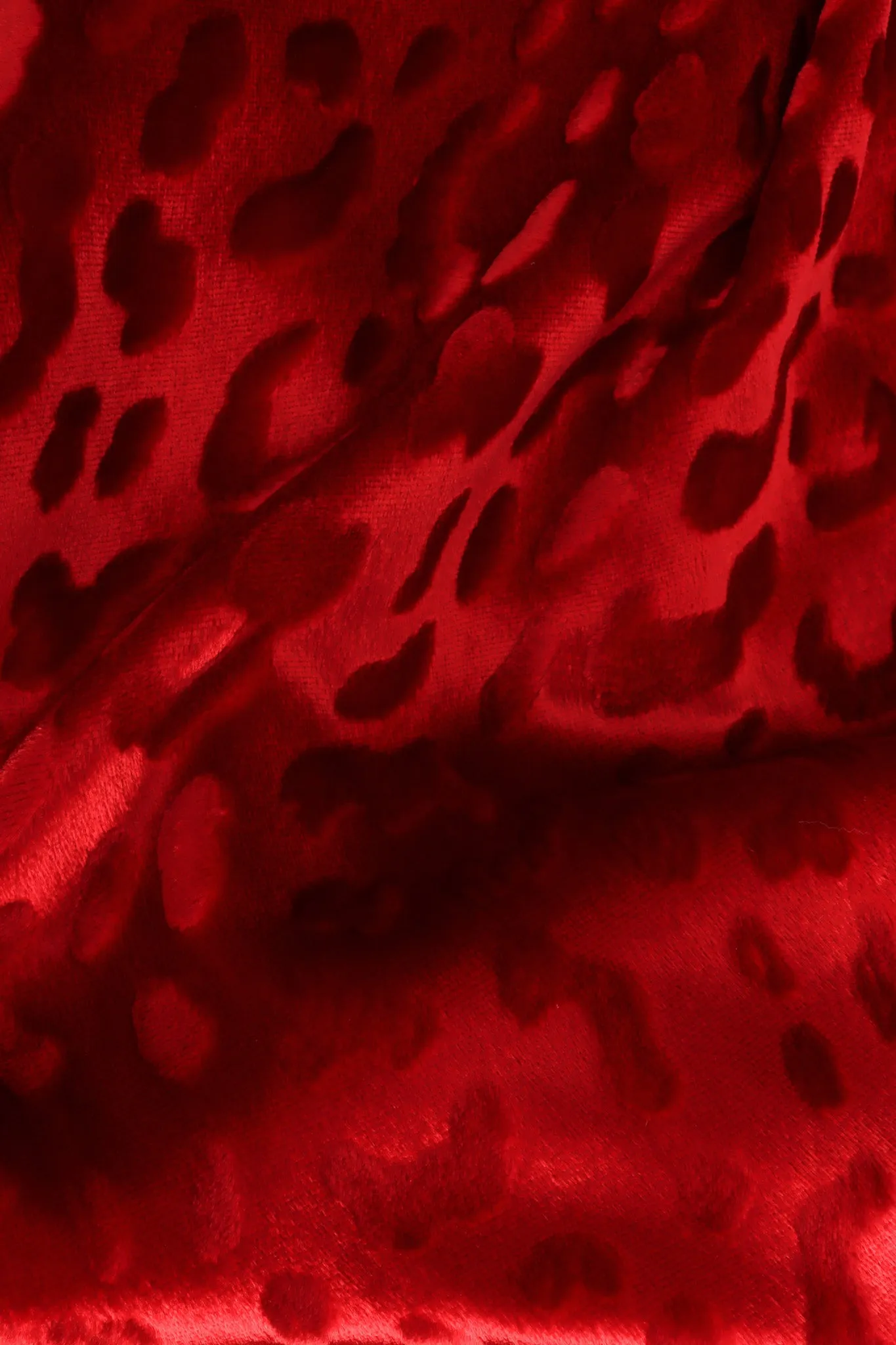 Velvet Animal Print Gown