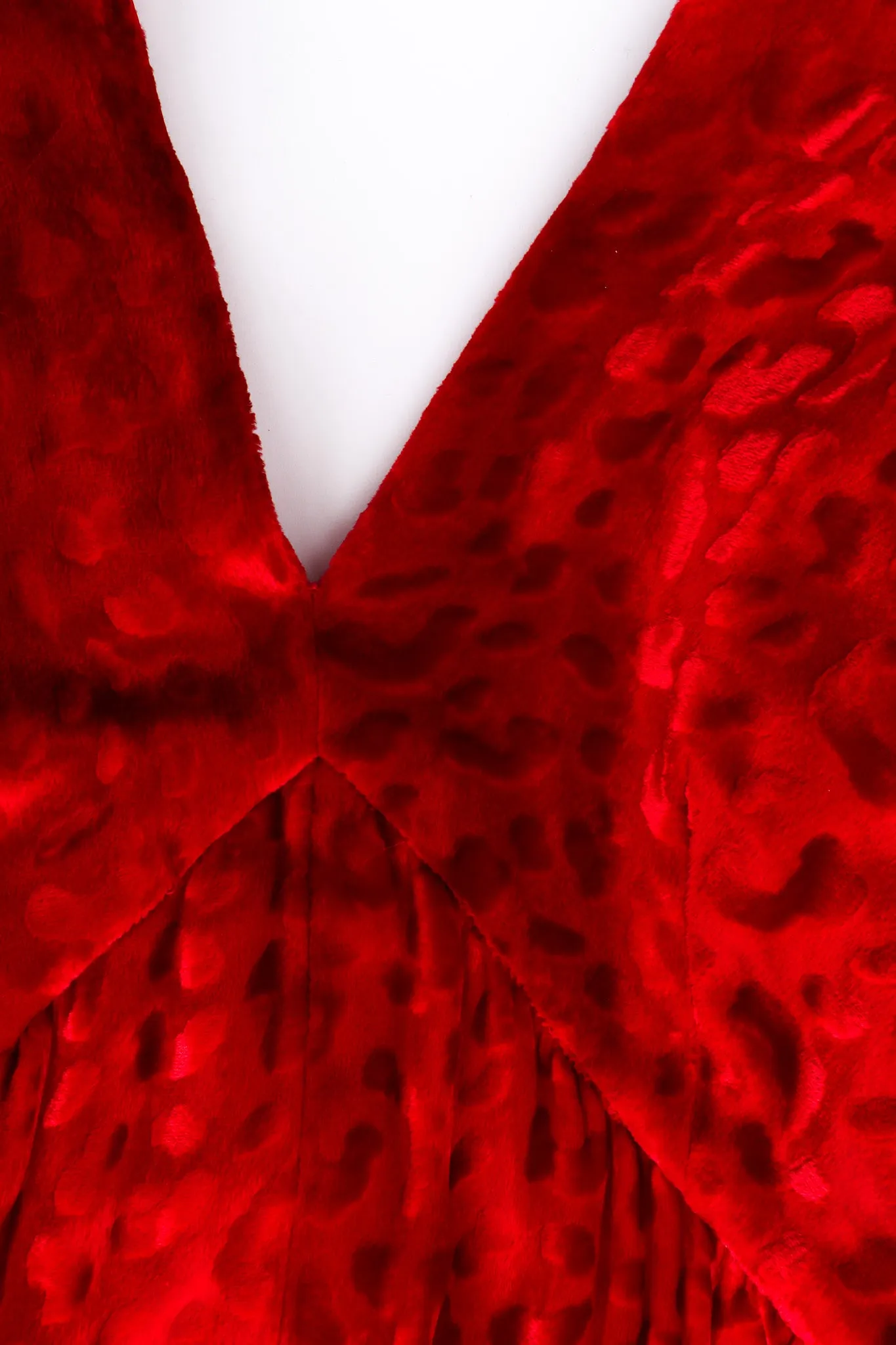 Velvet Animal Print Gown