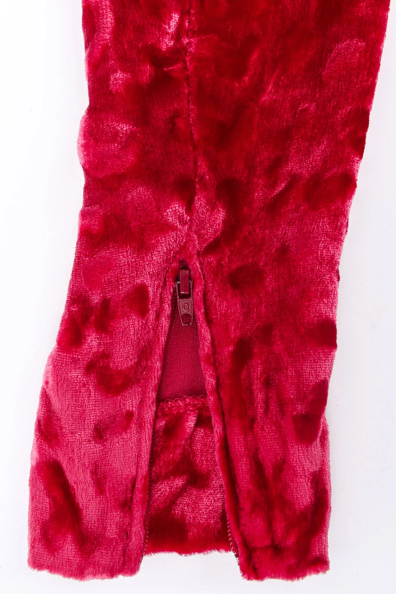 Velvet Leopard Wrap Gown