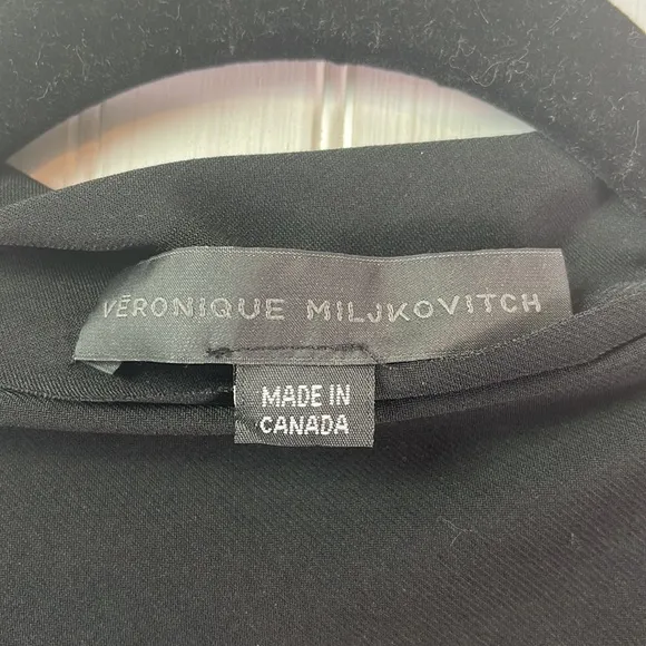 VERONIQUE MILJKOVITCH ASYMMETRICAL DRAPED DRESS MEDIUM