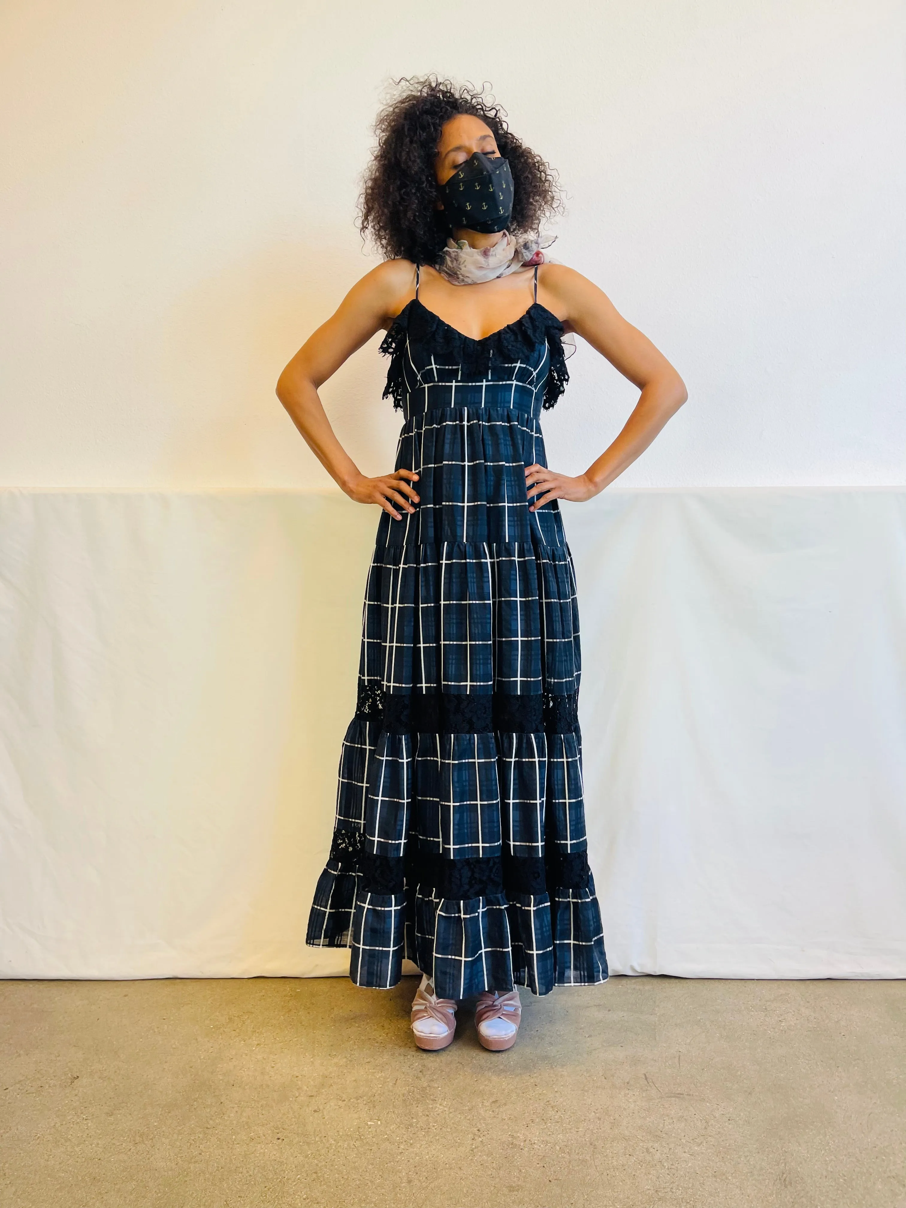 Vetiver Tiered Gown