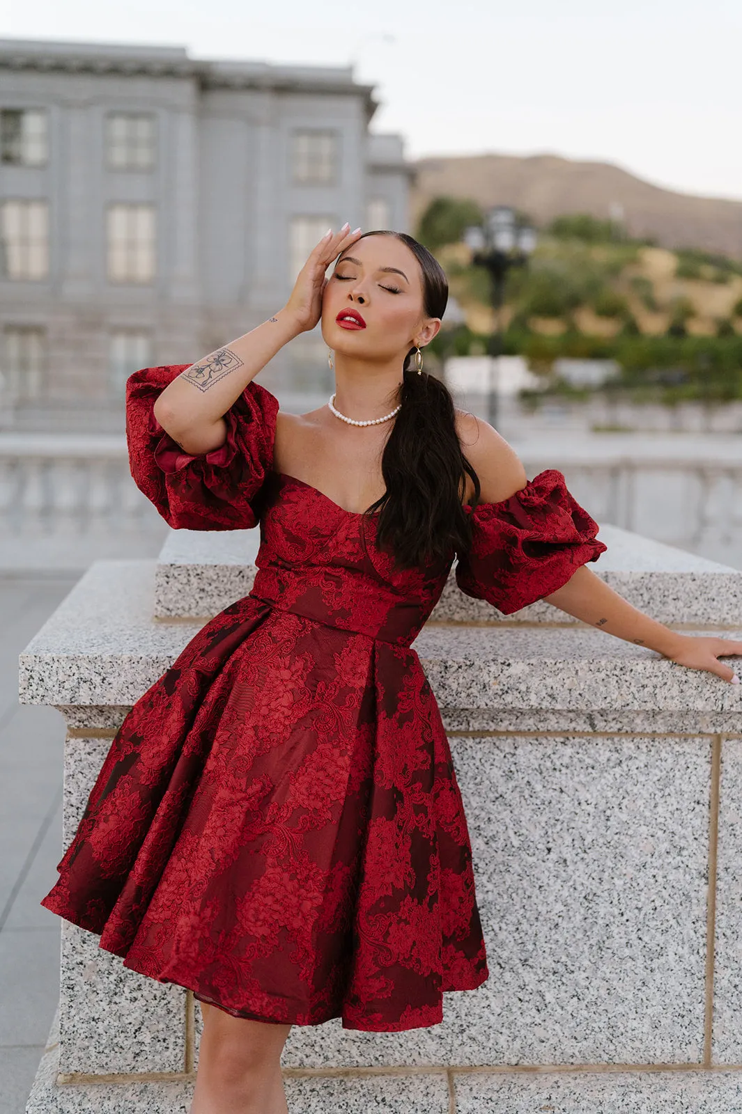 Victoria Gown (Mini)- Red
