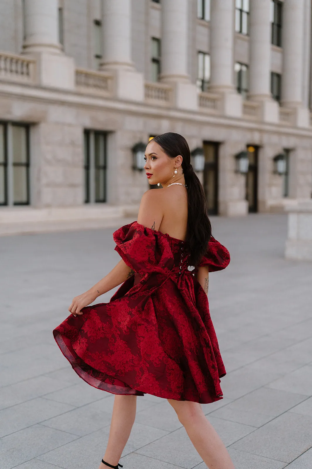 Victoria Gown (Mini)- Red