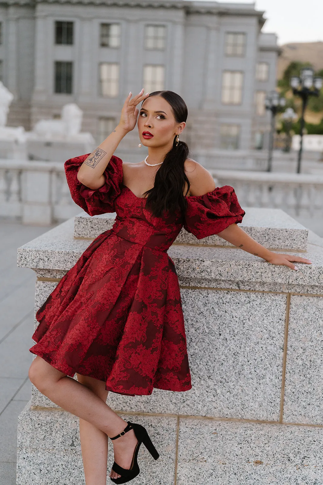 Victoria Gown (Mini)- Red