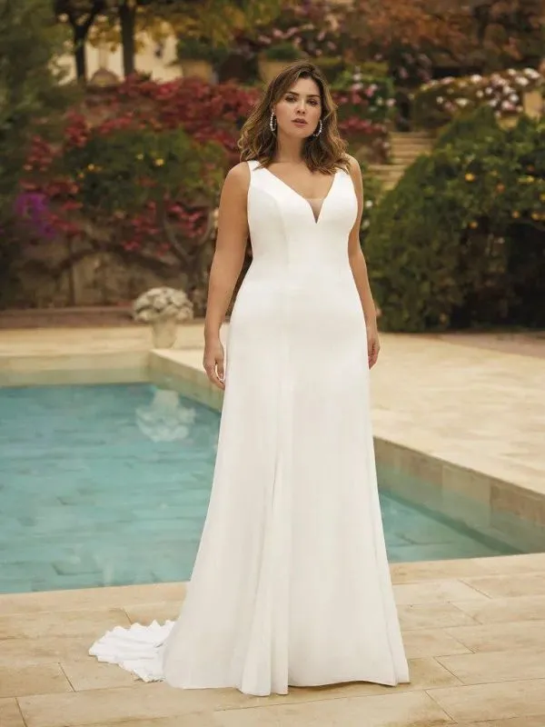 W1 White One Size 20 Clifford Off White Gown