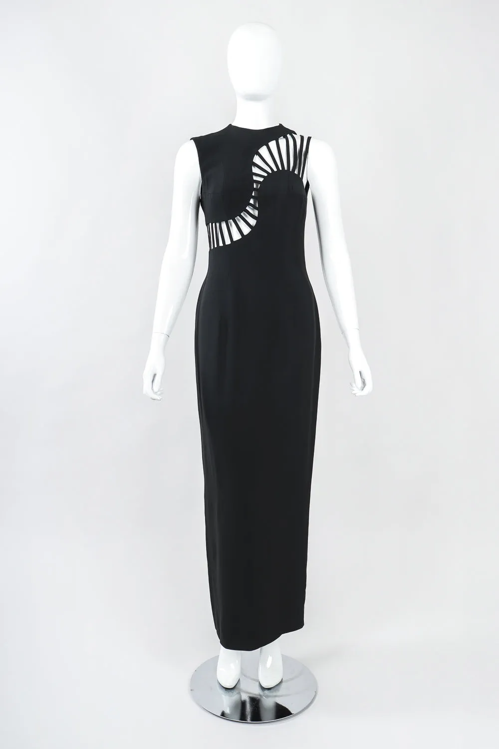 Wave Cage Sheath Dress