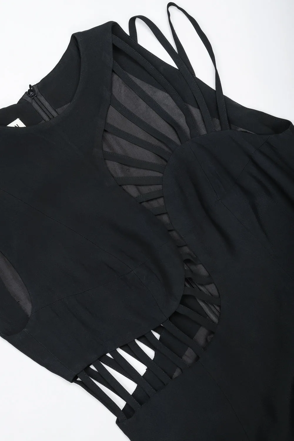 Wave Cage Sheath Dress